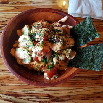 Guahan Grill - Poke bowl with their ever popular red rice! - Barbeque Near Me - Oceanside, California