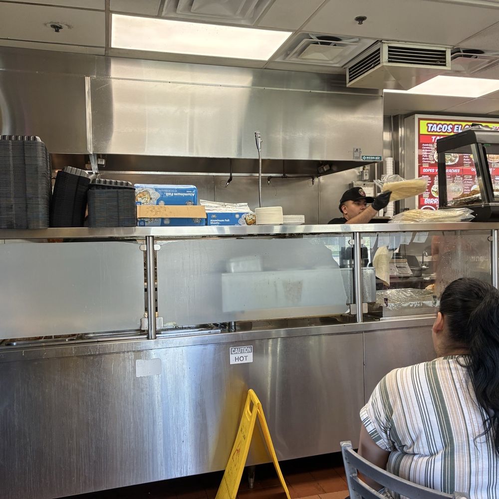 Tacos El Guero - Where you pick up your food when you order for dine in. - Tacos Near Me - Fontana, California