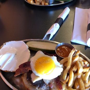 Burger Antics - The standard burger with fries. - Burgers Near Me - Brookfield, Illinois