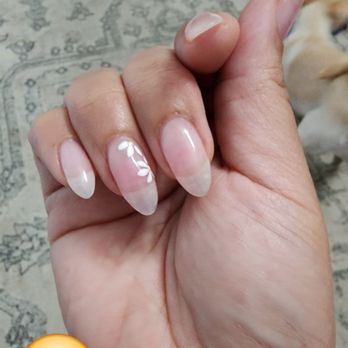 Posh Nail Lounge - Natural nails, almond shape with hard gel over lay - Nail Salons Near Me - Selma, California Posh Nail Lounge - Natural nails, almond shape with hard gel over lay - Nail Salons Near Me - Selma, California