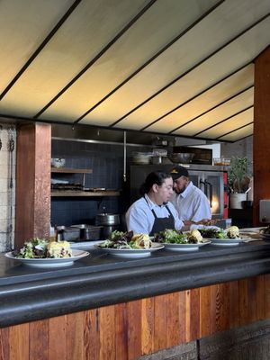 Almond and Oak by null