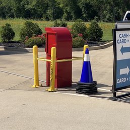 These markers aren't visible from rear view mirrors.
