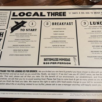 Local Three - What was on the buffet - American Near Me - Atlanta, Georgia