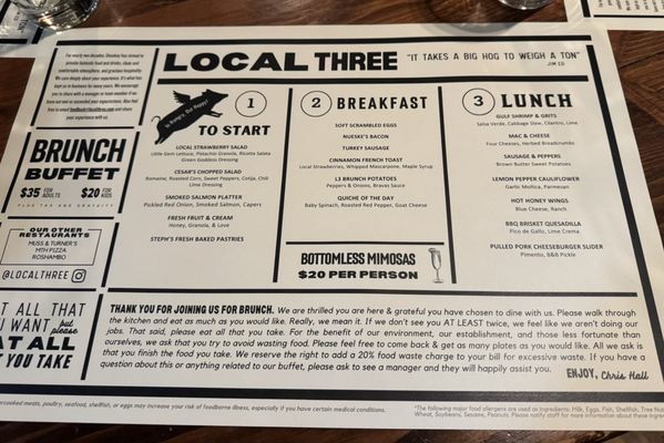 Menu photo 1 Local Three Atlanta, GA