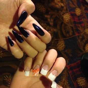 Posh & Polished - Mine and my sisters nails! So cute! - Nail Salons Near Me - Denver, Colorado Posh & Polished - Mine and my sisters nails! So cute! - Nail Salons Near Me - Denver, Colorado