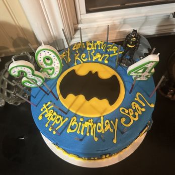 Christine's Cake Creations - Batman Birthday Cake for my Husband and my Toddler. We loved it. - Desserts Near Me