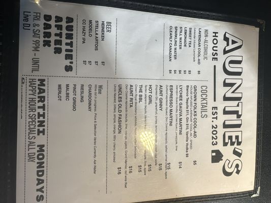 Menu photo 6 Aunties House Kitchen and Bar Smyrna, GA Menu photo 6 Aunties House Kitchen and Bar Smyrna, GA