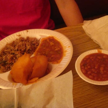Jackson's Big Oak Barbecue - BBQ and Brunswick stew plate with barbecued potatoes and baked beans - Barbeque Near Me - Wilmington, North Carolina Jackson's Big Oak Barbecue - BBQ and Brunswick stew plate with barbecued potatoes and baked beans - Barbeque Near Me - Wilmington, North Carolina