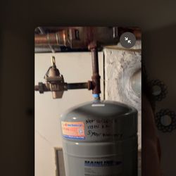 All Mechanical Service - New valve and expansion tank.