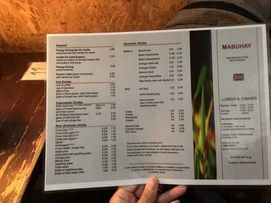 Menu photo 2 Mabuhay Berlin, BE Menu photo 2 Mabuhay Berlin, BE