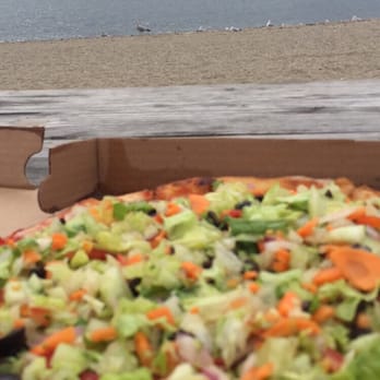 The Nauti Dolphin - a pizza in a box on the beach - Pizza Near Me - Fairfield, Connecticut