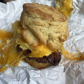 Dulce  Dough Bakery - Bacon, egg and cheese biscuit - Bakeries Near Me - St. Simons Island, Georgia