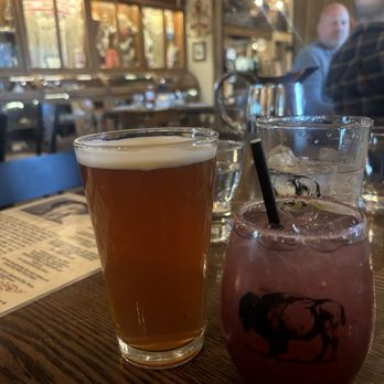 Buffalo Bill's Tavern & Museum - Beer and huckleberry cocktail - American Near Me - Show Low, Arizona Buffalo Bill's Tavern & Museum - Beer and huckleberry cocktail - American Near Me - Show Low, Arizona