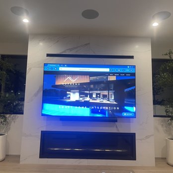 AVSUPREME  - 85 inch TV Mount - Home Automation Near Me