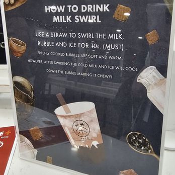 Moge Tee - Rochester - How to drink milk swirl - Bubble Tea Near Me - Rochester, New York