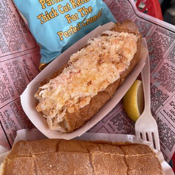Lobster West - Crab roll, very good. - Seafood Near Me - Coronado, California Lobster West - Crab roll, very good. - Seafood Near Me - Coronado, California