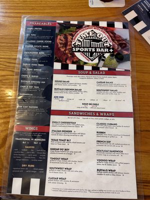 Menu photo 2 Time Out Sports Bar Plus Cocoa, FL Menu photo 2 Time Out Sports Bar Plus Cocoa, FL