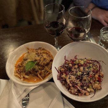 Via Cannuccia - Cauliflower salad and Fettuccine alla Bolognese - Breakfast & Brunch Near Me - Boston, Massachusetts Via Cannuccia - Cauliflower salad and Fettuccine alla Bolognese - Breakfast & Brunch Near Me - Boston, Massachusetts