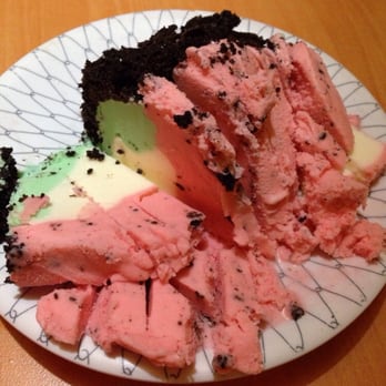 Kuni Restaurant - Watermelon ice cream slice - Japanese Near Me - Waipahu, Hawaii Kuni Restaurant - Watermelon ice cream slice - Japanese Near Me - Waipahu, Hawaii