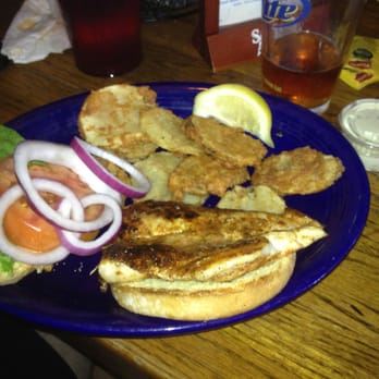 Spanky's Beachside - Blackened grouper. Great! - Seafood Near Me - Tybee Island, Georgia