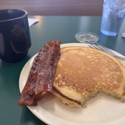 Butterbeans - One was plenty! Good ole pancake and bacon!