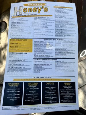 Menu photo 1 Honey's Bistro Encinitas, CA Menu photo 1 Honey's Bistro Encinitas, CA
