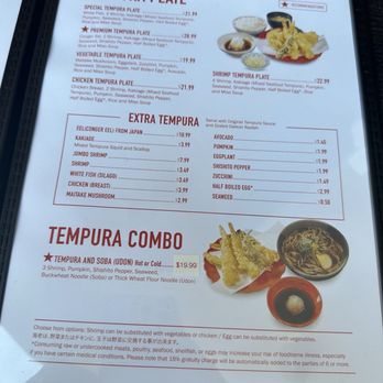 Tendon Tempura Carlos Junior - Menu - Japanese Near Me - Pasadena, California
