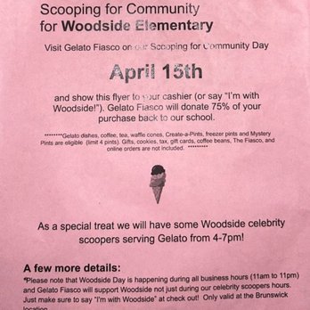 The Gelato Fiasco - Giving back to the community! - Desserts Near Me - Brunswick, Maine