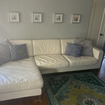 Chameleon Leather Re-Dying - New sofa - Furniture Reupholstery Near Me - San Diego, California