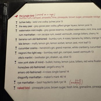The Social House - Menu - Lounges Near Me - Warwick, Rhode Island