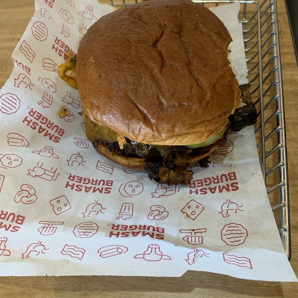 Smashburger - DOUBLE SMOKED BACON BRISKET BURGER - Burgers Near Me - Las Vegas, Nevada Smashburger - DOUBLE SMOKED BACON BRISKET BURGER - Burgers Near Me - Las Vegas, Nevada