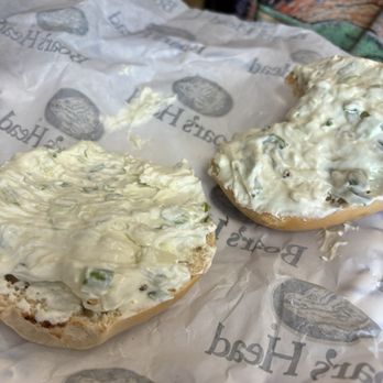 Jersey Oven - Plain bagel with scallion cream cheese - Bagels Near Me - Mt. Juliet, Tennessee