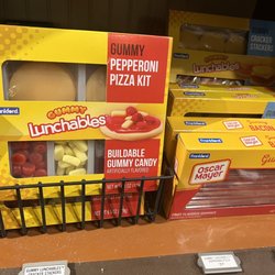 Gummy candy in the store. Ha.