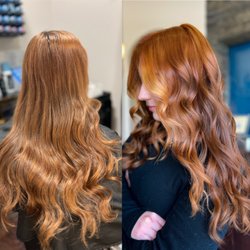 Styled By Victoria - Copper base with a golden copper face frame highlight