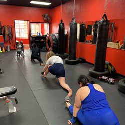 Stretching at beginning of class