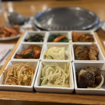 Yellow Cow Korean BBQ Restaurant - Banchan - Korean Near Me - Gardena, California