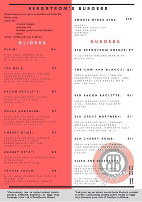 Menu photo 4 Bergstrom's Burgers Traverse City, MI Menu photo 4 Bergstrom's Burgers Traverse City, MI