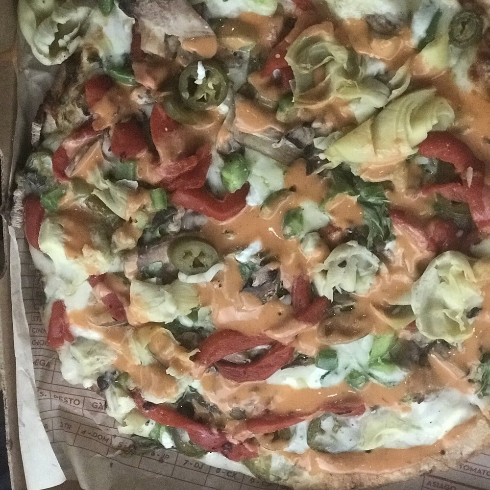 MOD Pizza - My favorite topped with "srirancha" - Fast Food Near Me - Mckinney, Texas