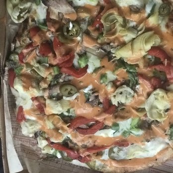 MOD Pizza - My favorite topped with "srirancha" - Fast Food Near Me - Mckinney, Texas