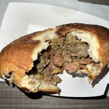 Cajun Donuts & Kolaches - a half eaten sandwich - Donuts Near Me - Broussard, Louisiana Cajun Donuts & Kolaches - a half eaten sandwich - Donuts Near Me - Broussard, Louisiana