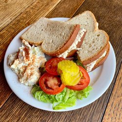 The Crown Restaurant - Chicken Salad Sandwich on Wheatberry Bread