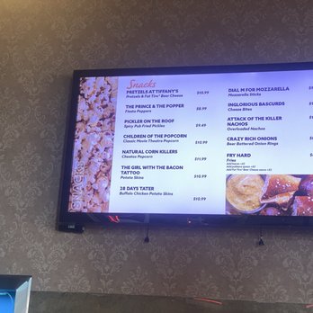 Regal Lone Star - Restaurant menu - Cinema Near Me - Tomball, Texas