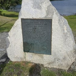 Newcomb Park Wasilla Lake - Commemorative rock