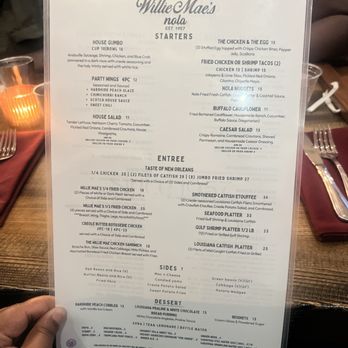Willie Mae’s NOLA - Menu - Soul Food Near Me - New Orleans, Louisiana Willie Mae’s NOLA - Menu - Soul Food Near Me - New Orleans, Louisiana