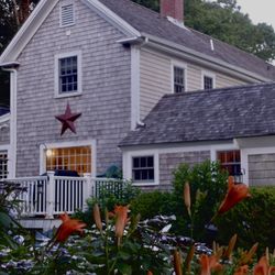 Sea Meadow Inn - Our back porch at dusk