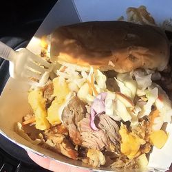 Dance Dad's Barbecue - 10.5.25 Pulled pork special sandwich #yum #ReviewsByRL