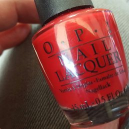 OPI..Amore at the Grand Canal (love the name) rrrred!