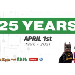 We celebrated 25 years April 1st, 2021