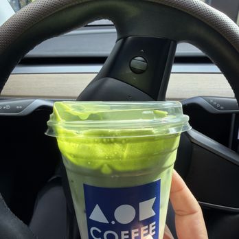 A.OK COFFEE - Truffle honey matcha - Desserts Near Me - La Habra, California