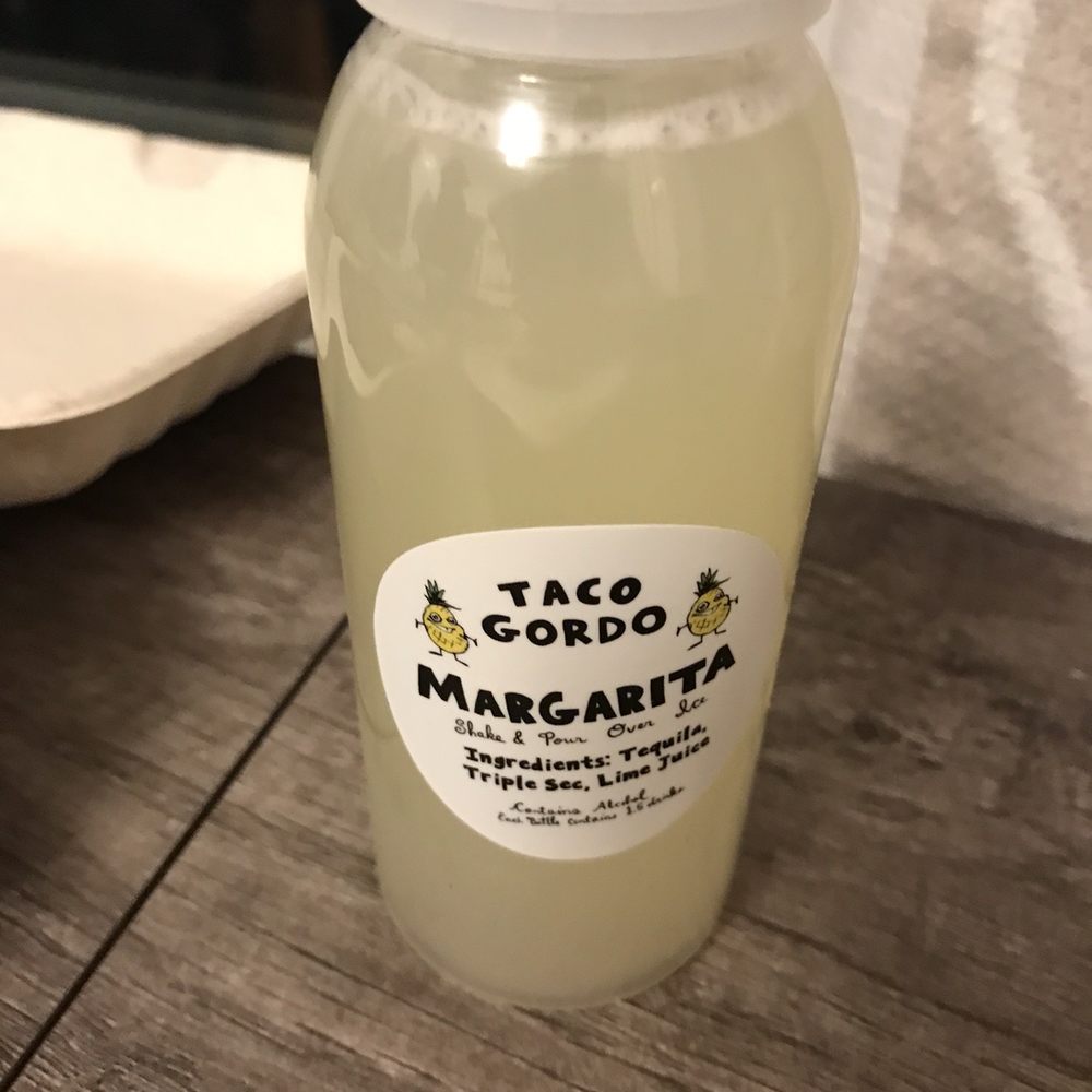 Taco Gordo - Margarita to go... yum!!!! - Tacos Near Me - Burlington, Vermont